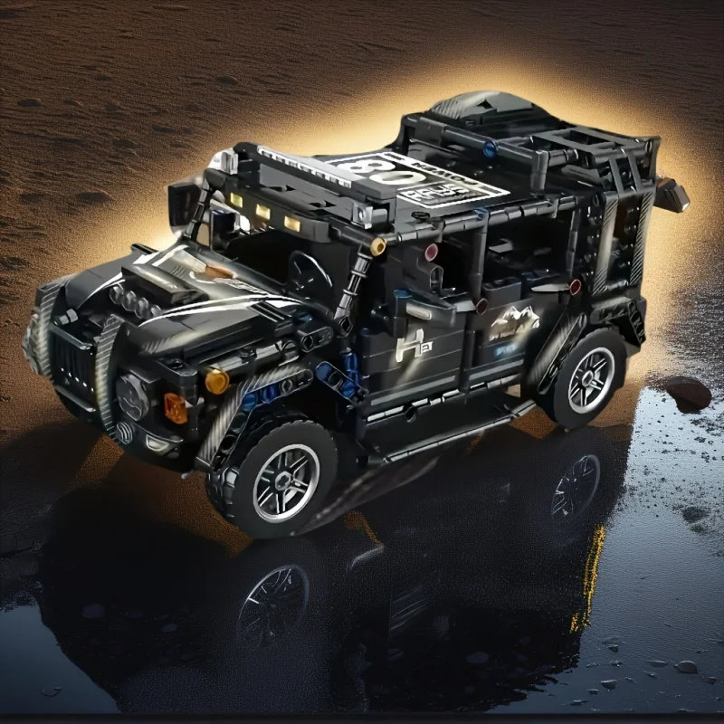 

1:14 Black Off-road Vehicle Building Blocks Set, Suitable for 14+, Educational Assembled Model, Home Decoration & Gift