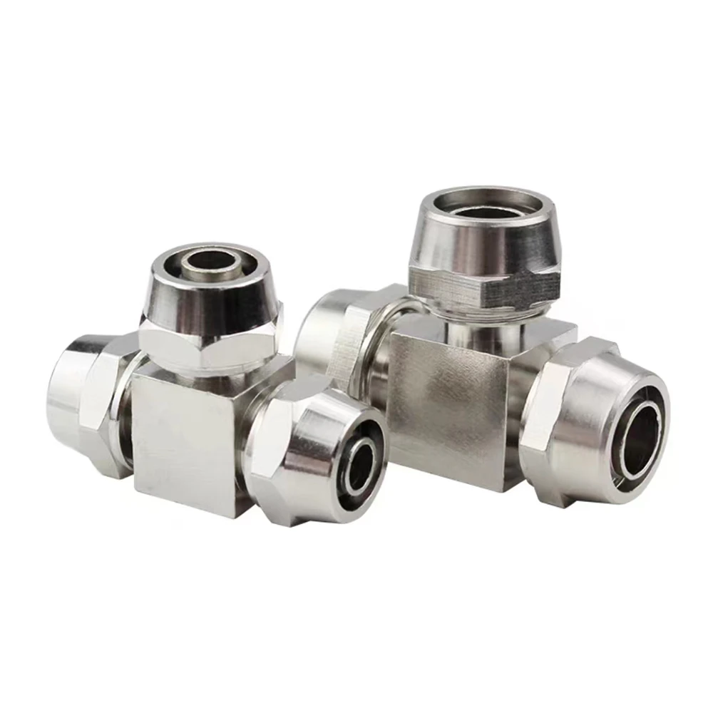 

Metal PE Pneumatic Quick Coupling OD 4 6 8 10 12 14 16 MM Air Quick Connector For Hose Tube Fast Joint Connection