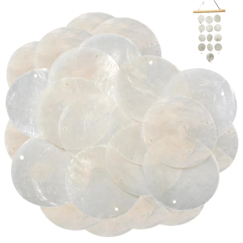 

Shell disc, used in jewelry, shell making, chandeliers.