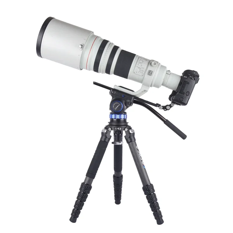 2026 AOKA TKPRO425C حامل ثلاثي القوائم للفيديو من ألياف الكربون للحمل الثقيل #6