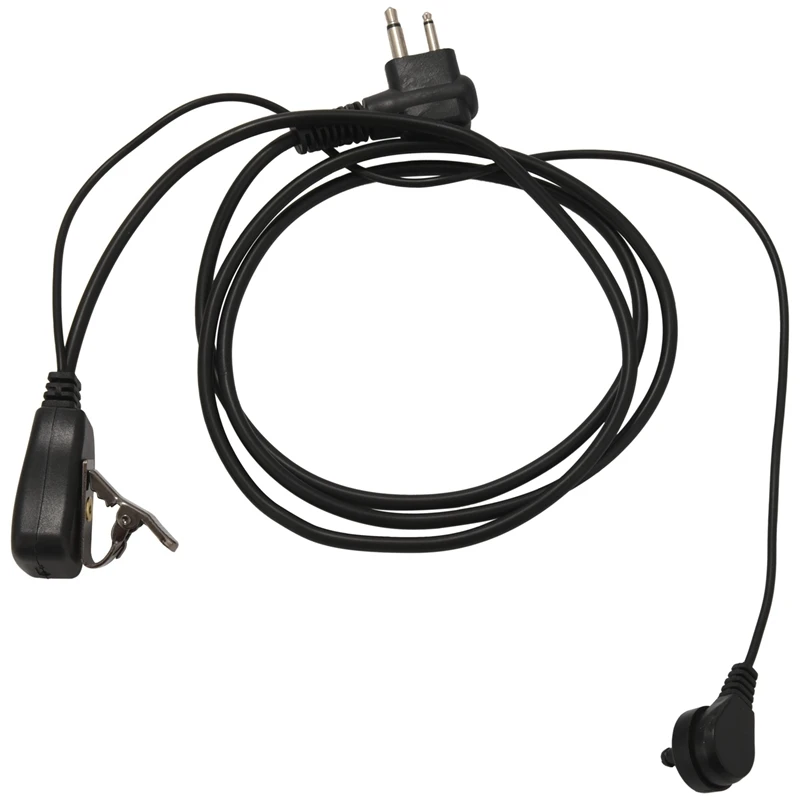 Auricular de tubo acústico oculto, audífonos Ptt de 2 pines para Motorola, Radio de 2 vías, GP88S, GP300, GP68, GP2000, GP88, nuevo paquete de 6