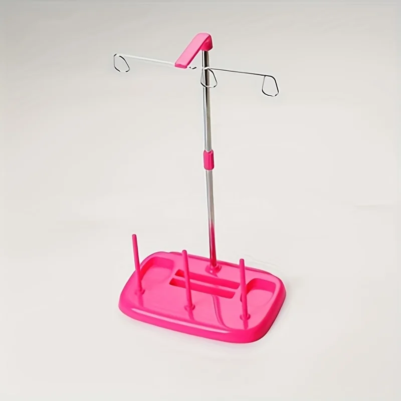 1pc Home Sewing Machine Thread Rack, Upgrade Locking Machine Three-Wire Rack, Double Thread Rack, Sewing Machine Additions
