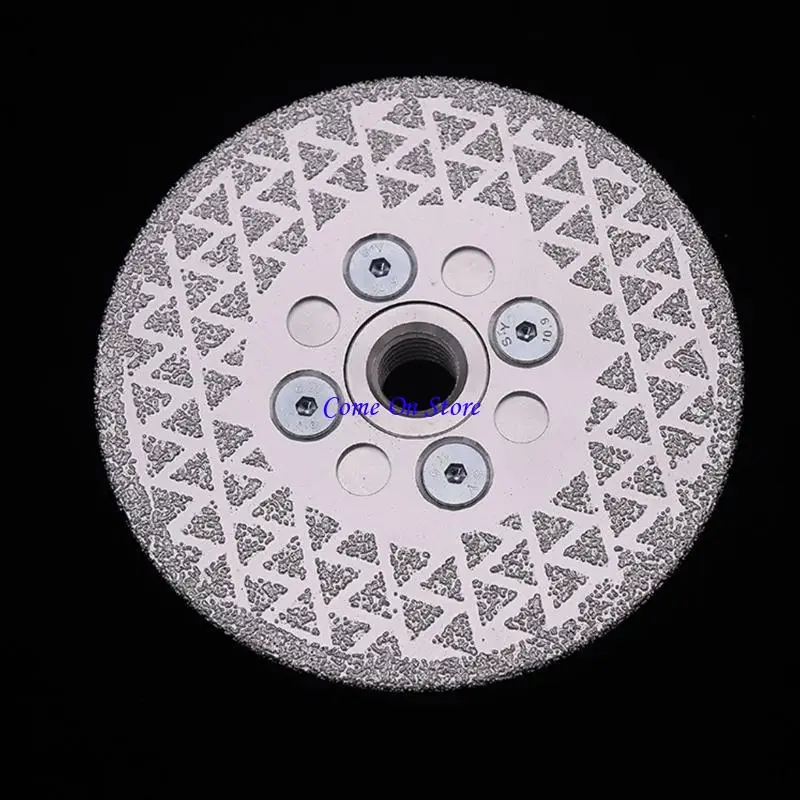 

M6CF Vacuum Brazed Diamonds Cutting Wheel Sawing Blade Double Side Disc Marble Concrete Ceramic Tile Cutting Polishing Granite