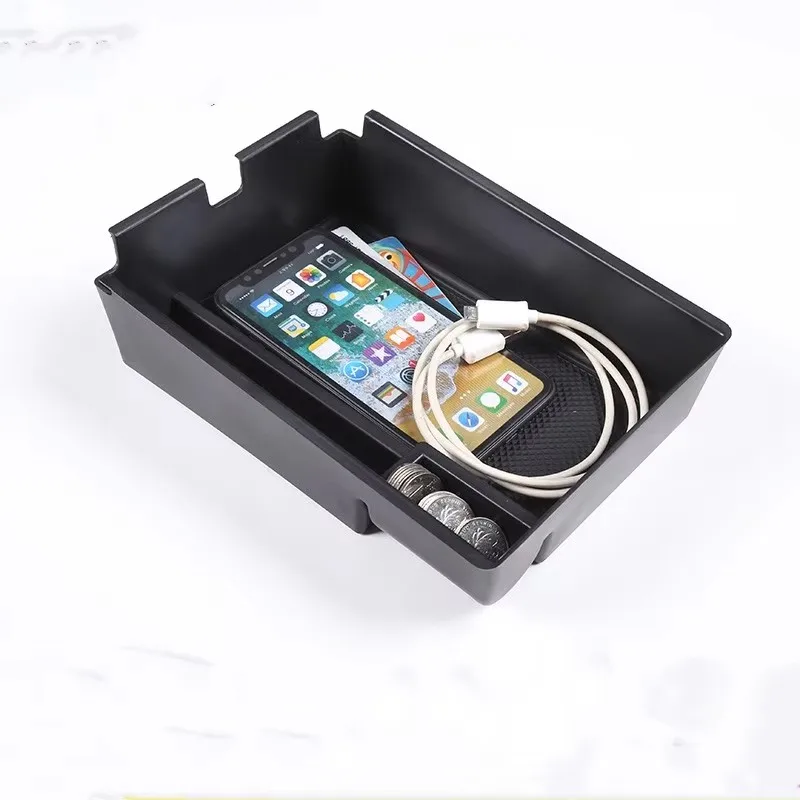 For Kia Sportage NQ5 2021 2022 2023 2024 2025Car Armrest Hidden Storage Box ABS Organizer Case Tidying Box Interior Accessories
