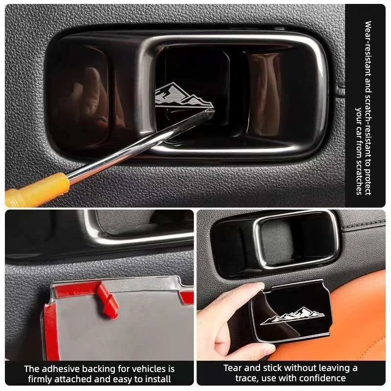 Applicable for GWM HAVAL H9 MKII 2024 2025 Inner Door Bowl Protection Cover Upgrade Interior Modification Accessories view 5