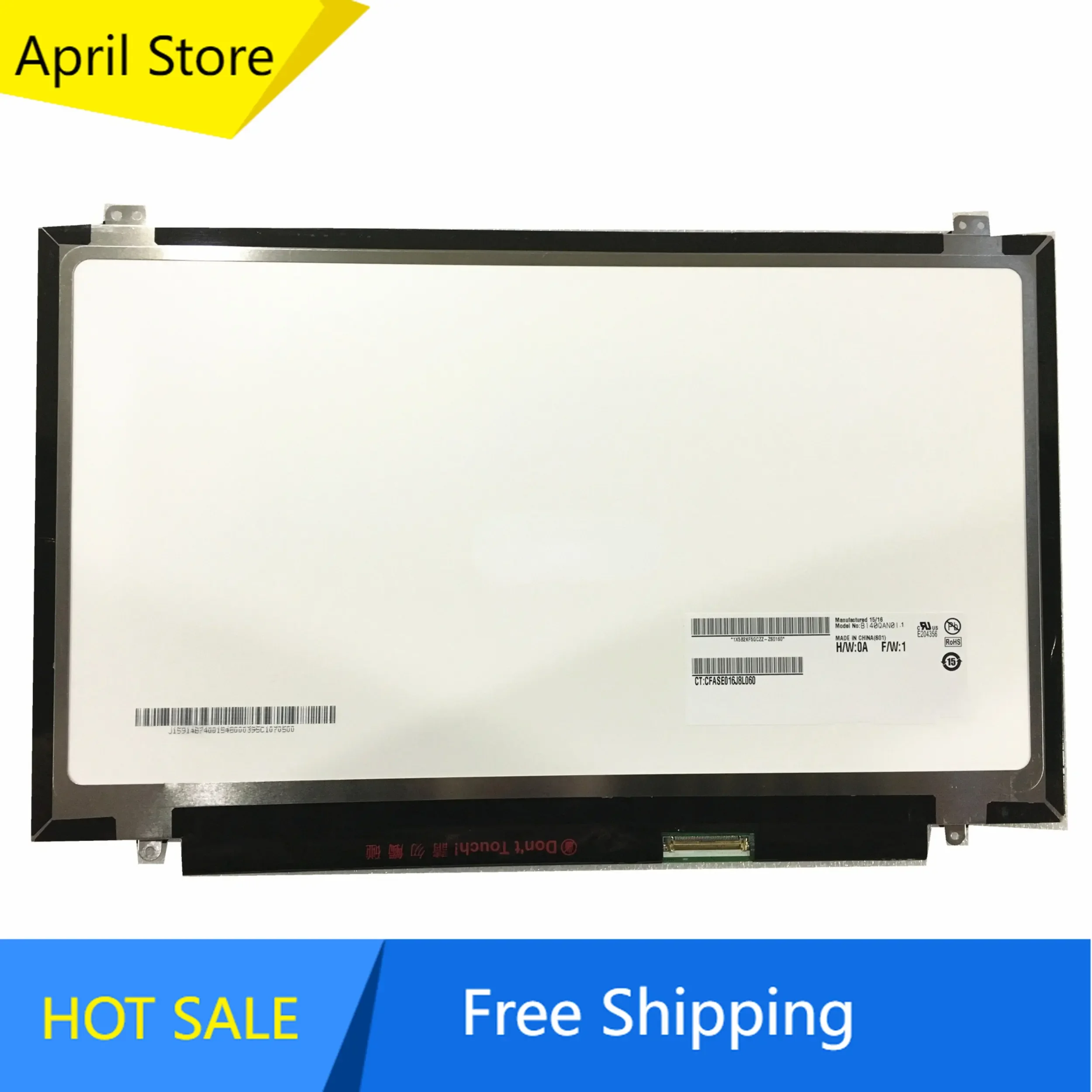 

B140QAN01.1 LP140QH1-SPD3 14.0'' Laptop LCD Screen Display Panel QHD 2560*1440 EDP 40PINS