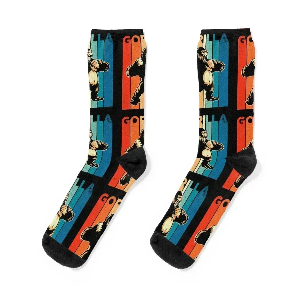 

Gorilla Tag - Cool Gorilla Vintage Retro T-Shirt - Gorillas Costume Socks funny gift Lots cycling hockey Socks Female Men's