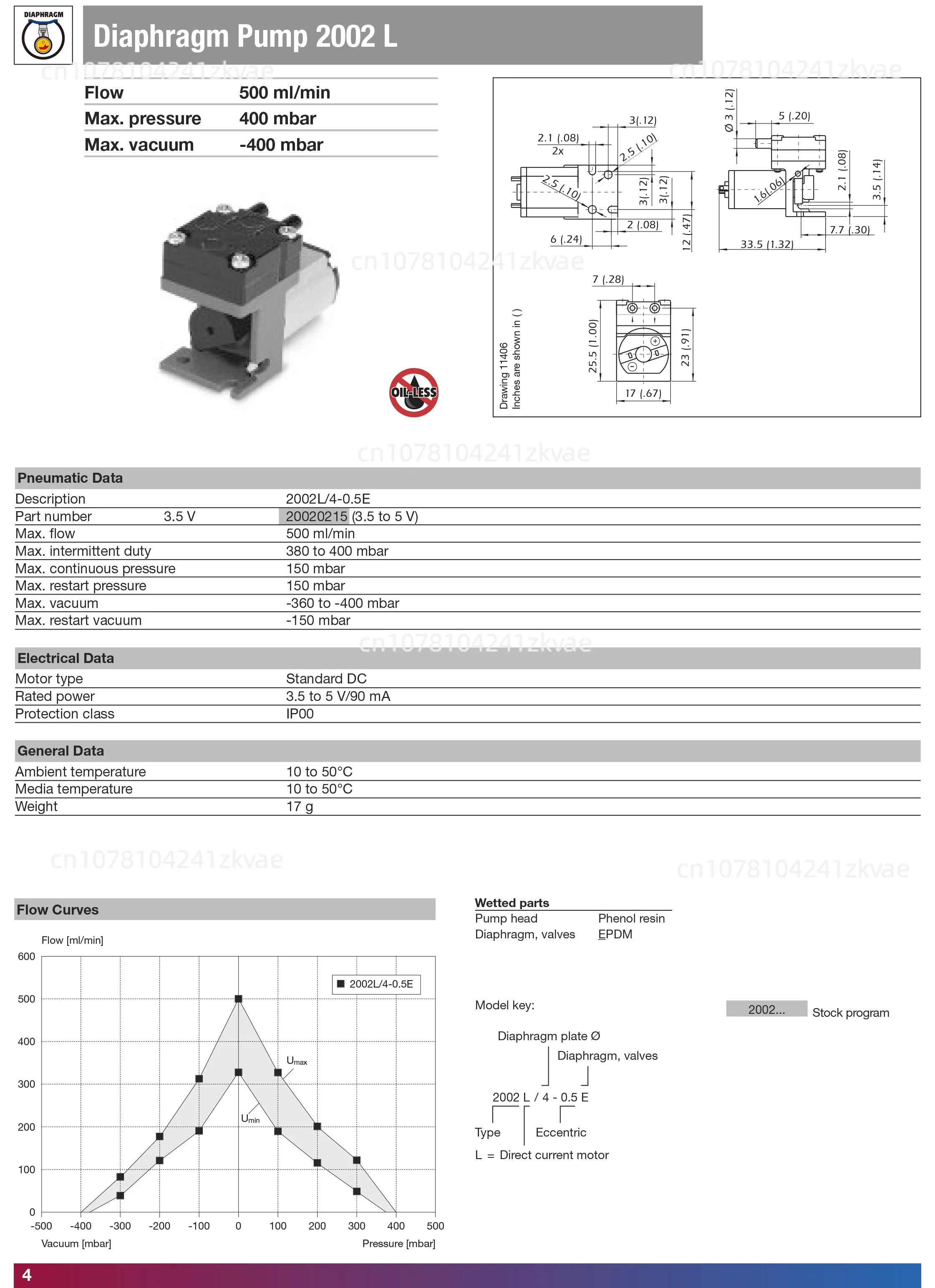 Miniature Air Pump /20020215 Laboratory Analysis and Technology Vacuum Pump  High-Quality