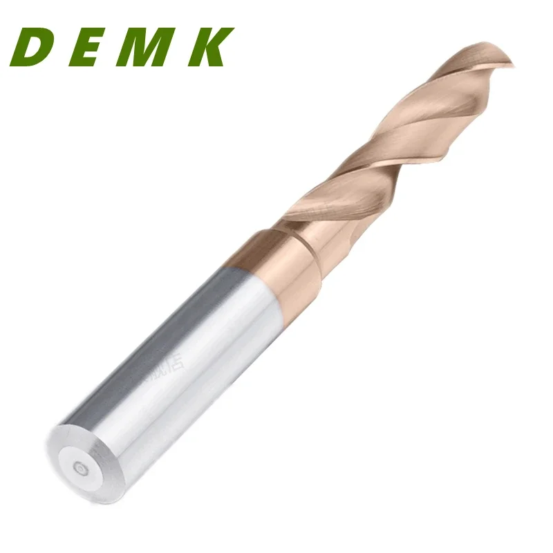 Brocas de carburo de d1-D16, diámetro del vástago D4, D6, D8, D10, D12, D14, D16, refrigeración interna, taladro recubierto de metal CNC