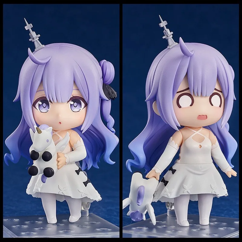 

10см GSC Azur Lane Nendoroid # Шарнирная фигурка единорога Чиби 1990-х годов, милая подвижная модель куклы, подарок в штучной упаковке для детских фанатов