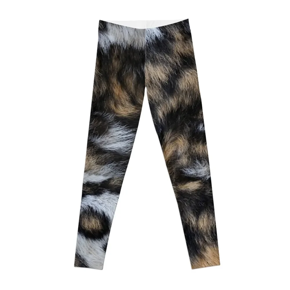 

African Wild Dog Fur Leggings high waist legging pants raises butt Women's sportswear Womens Leggings
