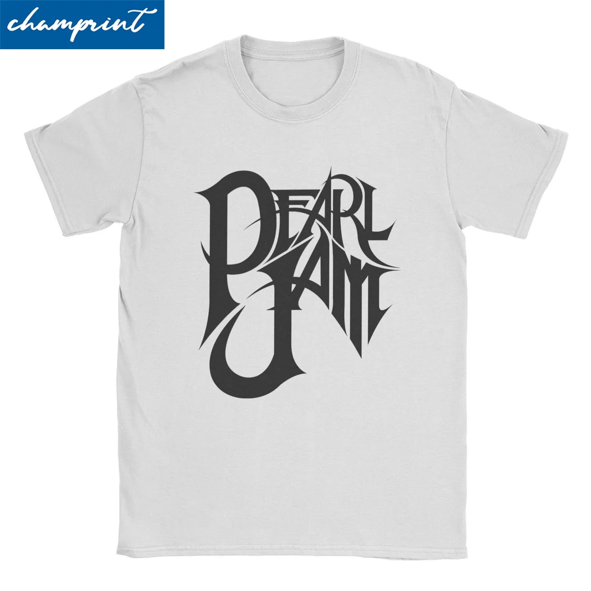 Pearls Jam Logo Heavy Metal Rock Men Women's T Shirt Music Band Vintage Tee Shirt Round Neck T-Shirt Cotton Plus Size Clothes