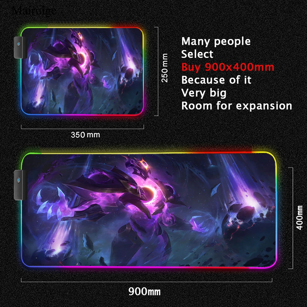 Dark Star Mordekaiser Xxxl Mouse Pad Computer Carpet Gaming Laptops Rgb for Table Game Player Desk Mat Full Gamer Pc for Lol