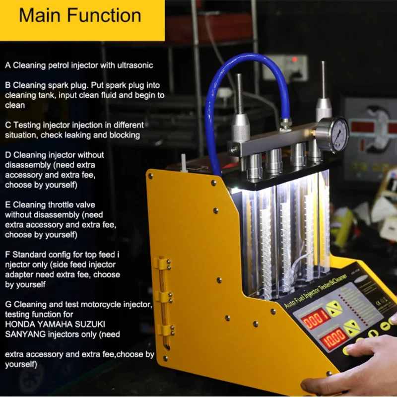 UE-150  4 / 8 injector tester automotive fuel injector tester