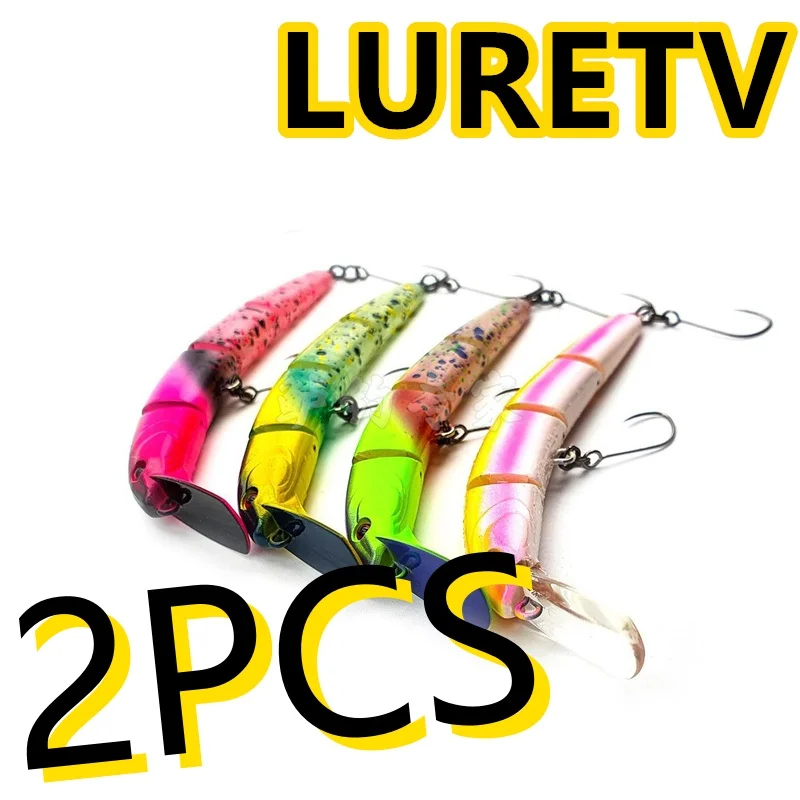 

8018 7 см4,4 г2 шт. LURETV, импортированный из Японии Valkein, многосекционная рыба, четырехсекционная рыбная форель, плавающая F/погруженная версия S