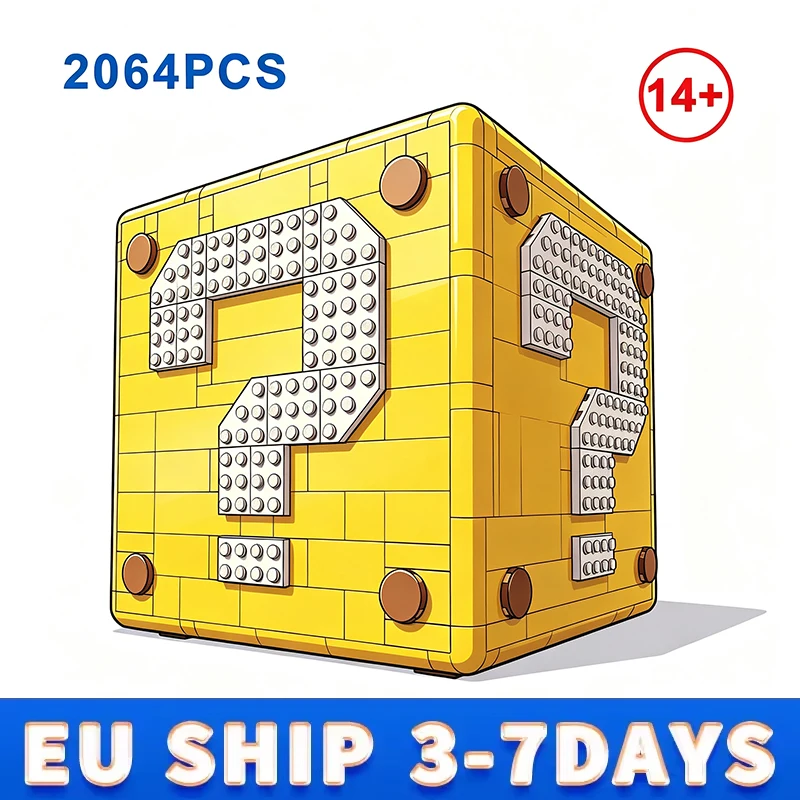 Zestaw klocków pytajnik mario za $43.49 / ~165zł
