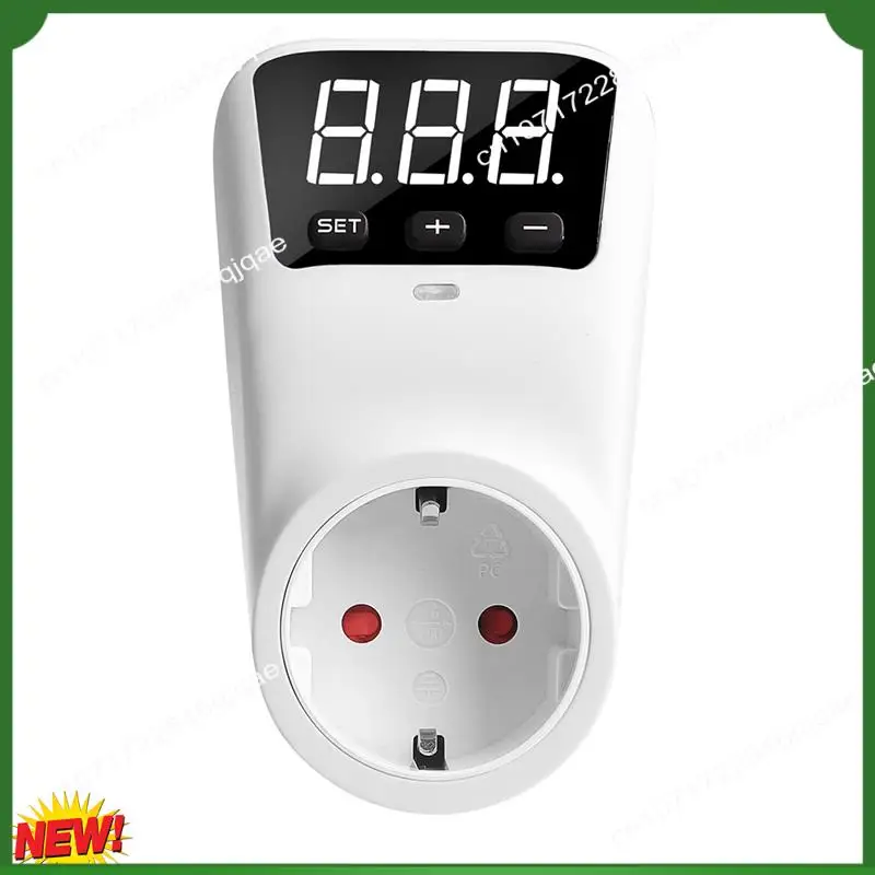 

A48I Voltage Protector Socket AC230V Adjustable Power Surge Protector Socket EU Plug 1 Piece