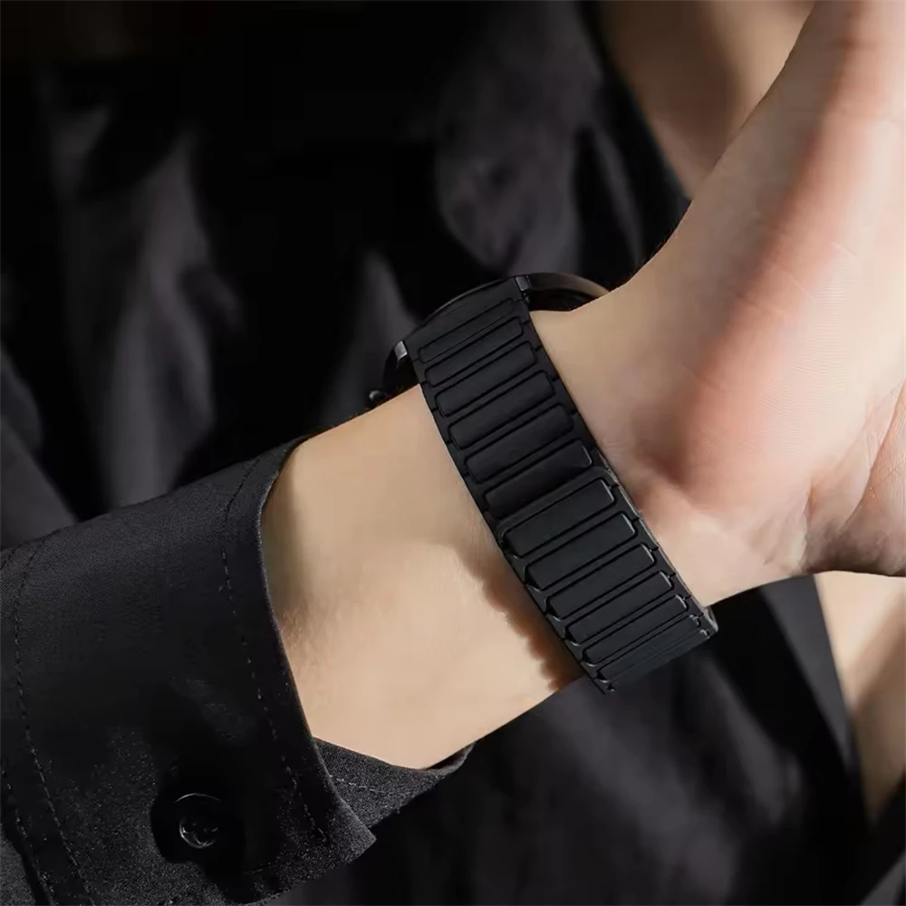 Cinturino magnetico in silicone 22mm per HUAWEI Watch 5 4 pro 46mm/GT6 5 pro/GT 6 5 4 Sostituisci cinturini per Garmin Venu 4 45mm Bracciale