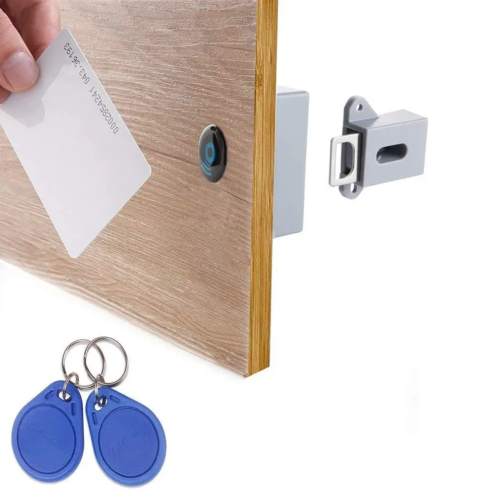 New-Invisible Hidden Free Opening Intelligent Sensor Cabinet Lock Locker Wardrobe Shoe Cabinet Drawer Door Lock Electroni