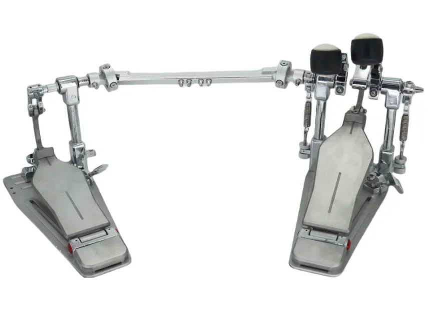 Low Drum Pedal PD-4000 Magnesium Aluminiumlegierung Direktantrieb Doppelpedal CNC Stangen Double Action Hammer Drum Pedal