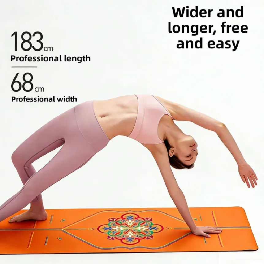 Refer To Gymnastic Protection Ultimate Anti Slip Grip Environmentally Friendly Fitness Exercise Natural Rubber Yoga Mat Training
