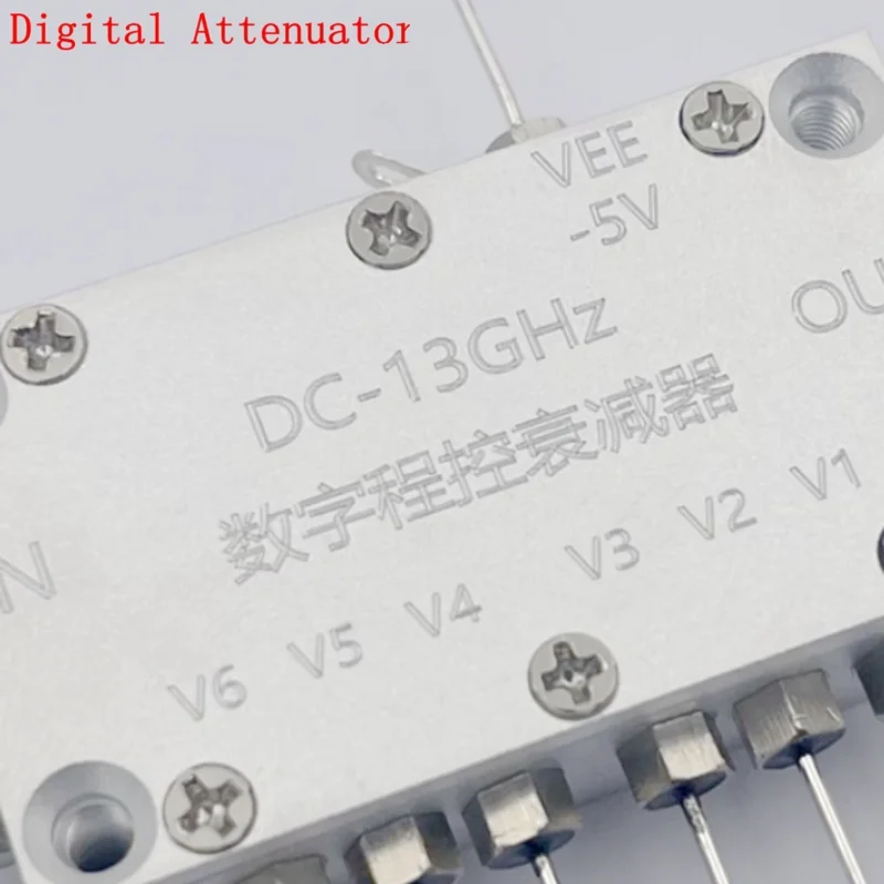 DC-13G Ultra Wideband Digital Programmable Attenuator Programmable RF Attenuator Adjustable Attenuation CNC Attenuation