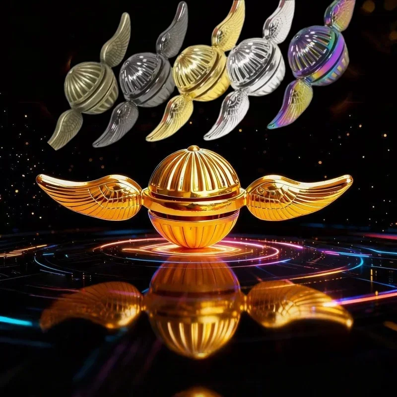 

EDC Фиджет-спиннер: Вращающийся гироскоп для снятия стресса, игрушка для детей и взрослых, металлический шарик для рабочего стола