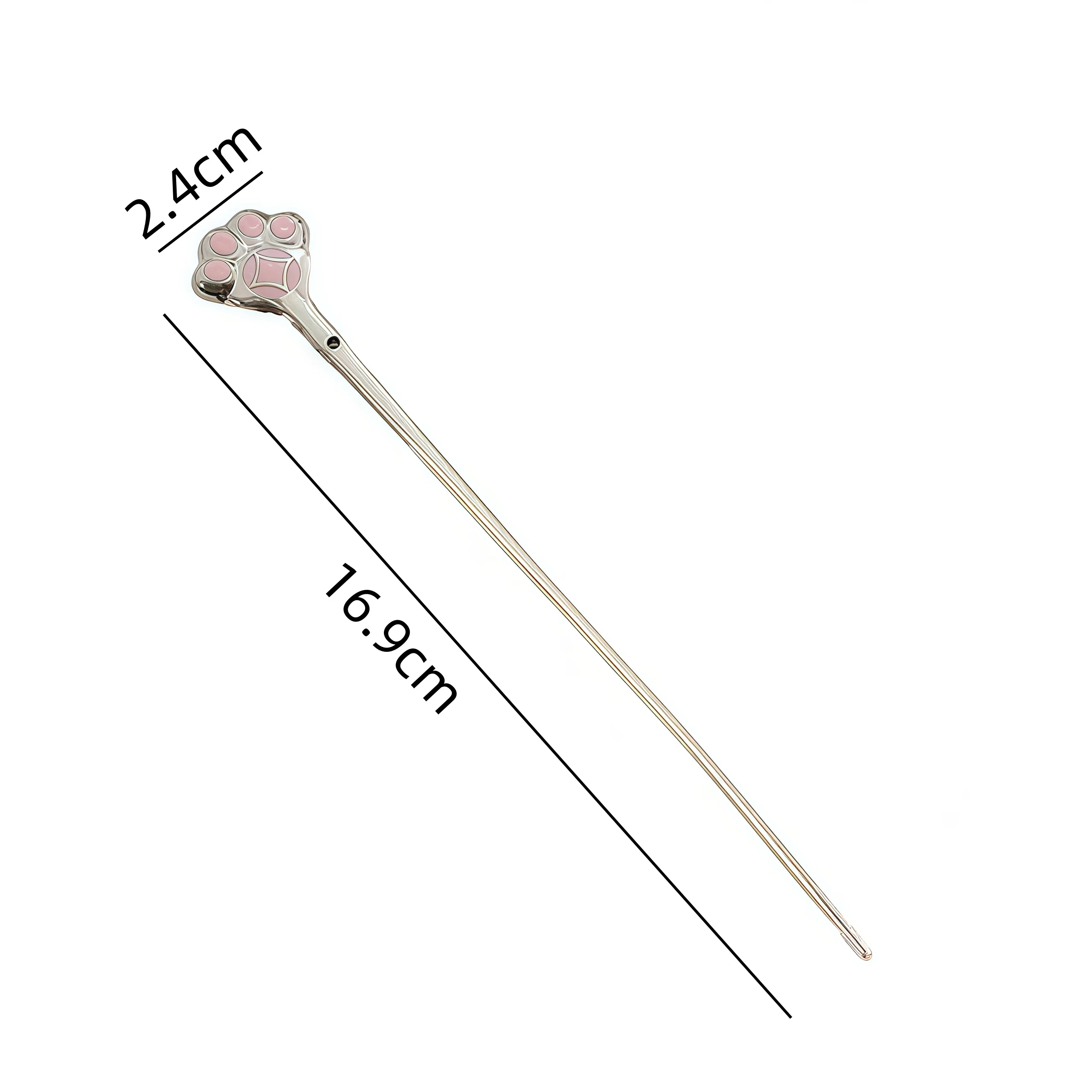 1 قطعة/4 قطعة دبوس شعر رائع على شكل أرنب وقطط، إكسسوار شعر ثابت لطيف وحلو، مشبك شعر بسيط وعصري ومتعدد الاستخدامات #6