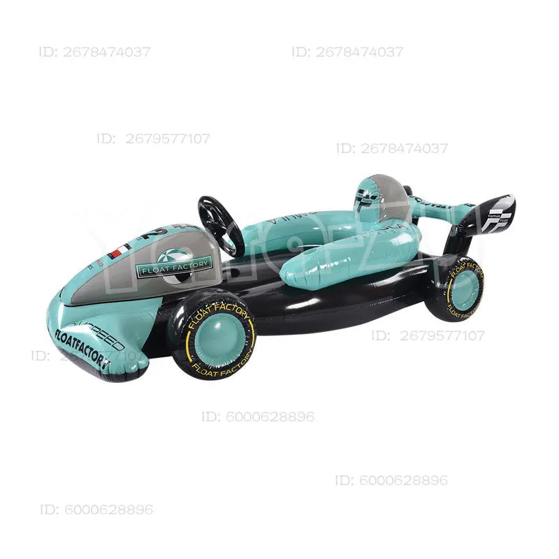 New Spot Inflatable Racing Car Floating Row Large Toy Adult Cartoon Model PVCF1 Seat