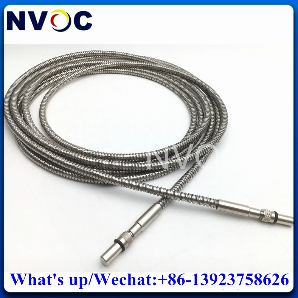 SMA905-SMA 50um Anti-Ultraviolet Aging Spectrometer FDP 1/2/3M NIR  0.22NA 6.0mm Ceramic Amored Fiber Optic Patch Cord Cable