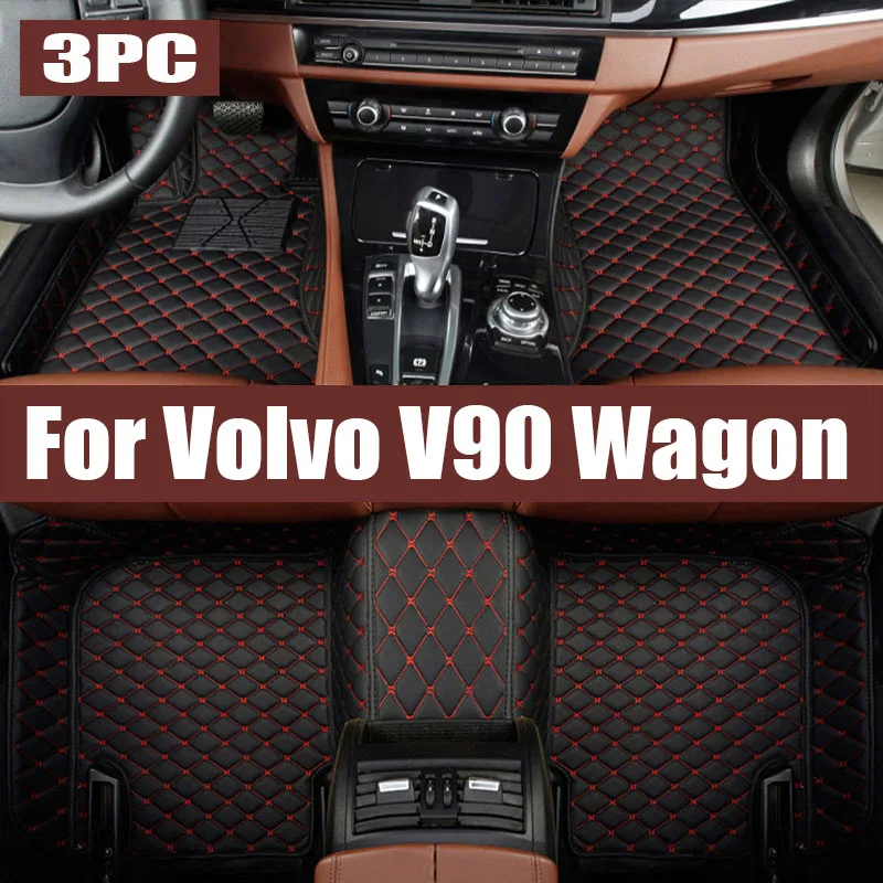 

Car Special Rear Trunk Mat for Volvo V90 Wagon 2017~2023 TPE Storage Tray Waterproof Floor Pad Space Liner Luggage trunk mat