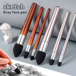 Washable Sketch Rubbing Brush Sponge Brush Pen For Oil Pastel Reusable Surface Detail Processing Rendering Highlight Detail Tool