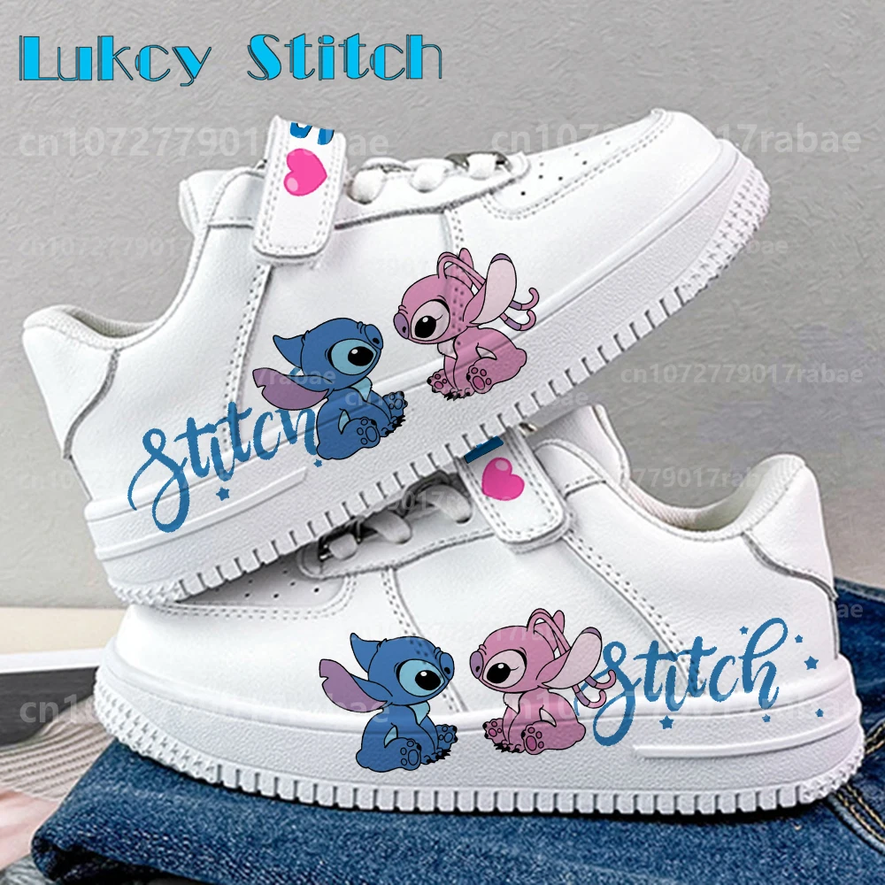 Stitch Shoes sneakers for children Student Casual basketball shoes Kid Sneakers girls boys Running Fashion Sports Shoes Gift