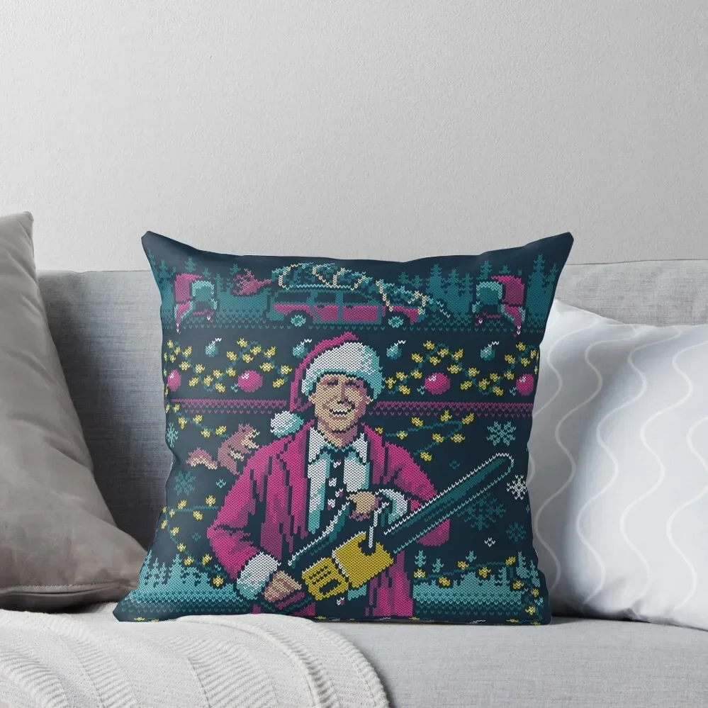 Hap, Hap, Happiest Sweater this Side of the Nuthouse Throw Pillow Pillows Aesthetic pillow cover luxury pillow