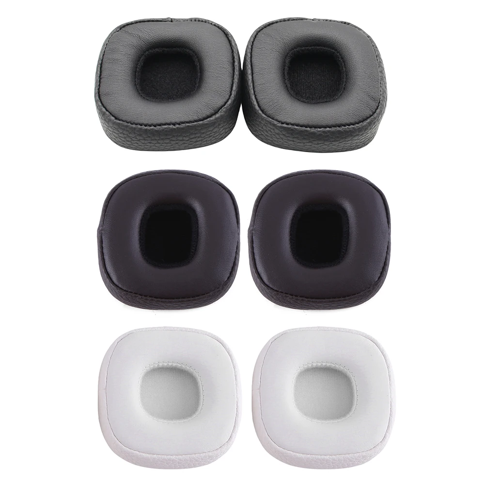 1 Pair Replacement Foam Ear Pads Protein Leather Headphones Ear Cushions Ear Cups Cover Repair Parts for Marshall Major IV