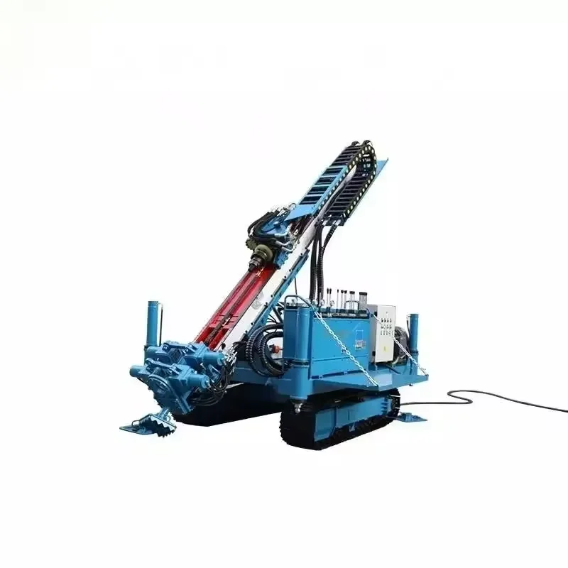 China Full Hydraulic Engineering Drilling Rig Machine Rock Anchor Drill Rig Crawler Anchor Rock Mine Drilling Rig Price for Sale