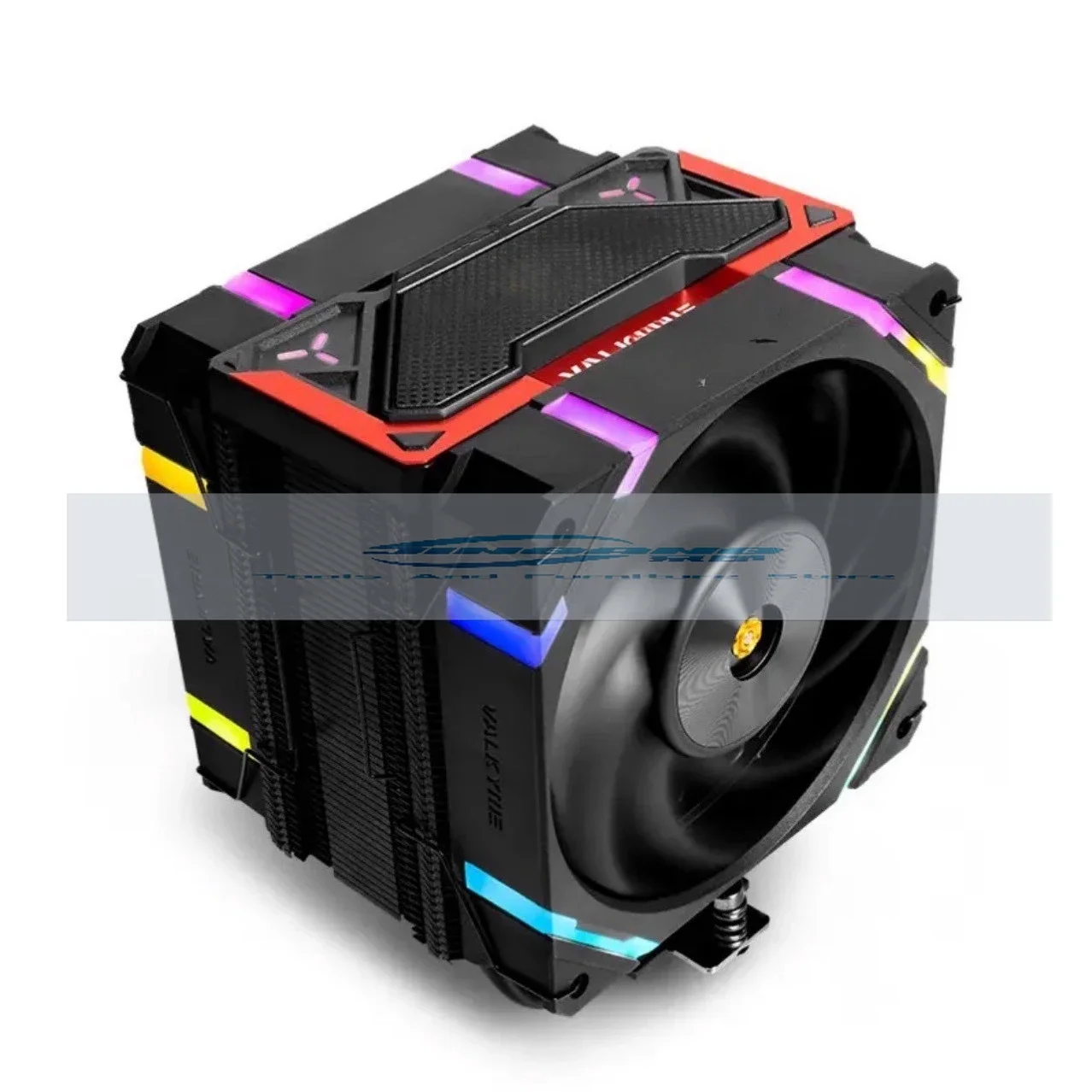 

SL125 black ARGB twin tower air-cooled CPU desktop fan radiator 1700 white