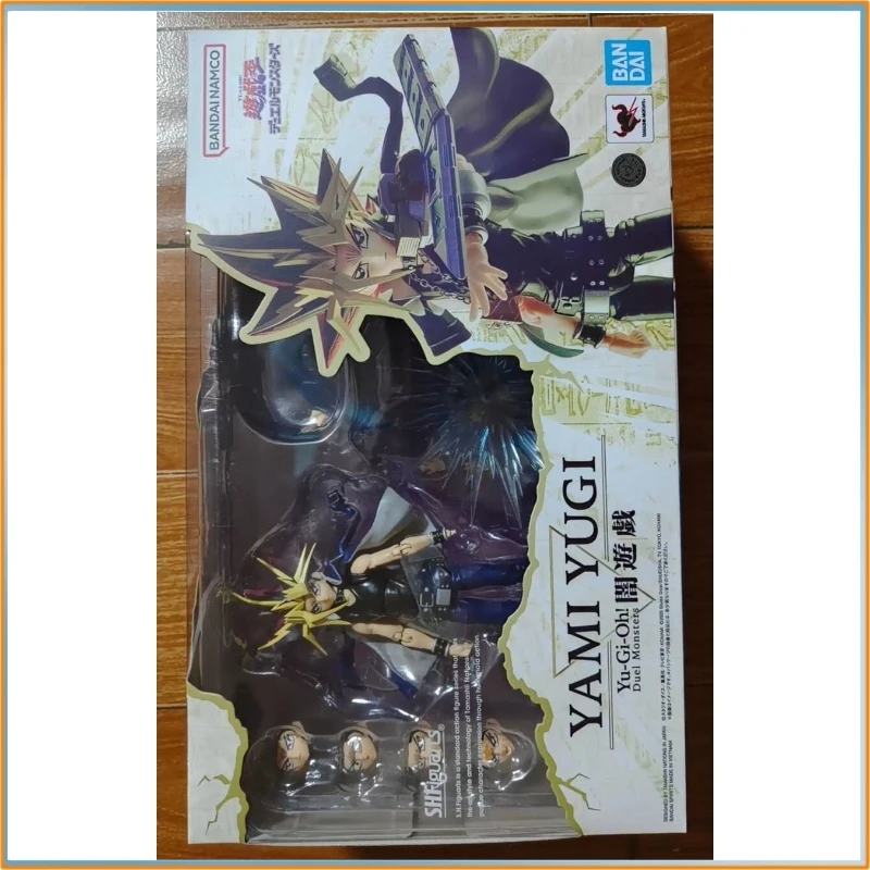 Genuine Bandai  Yami Yugi (Dark Yugi) Yu-Gi-Oh! Atem Pharaoh Complete Action Figure Model Toy GIft For Fans