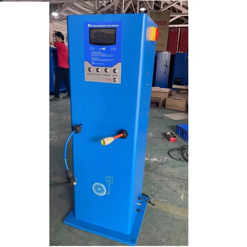 Fully automatic automobile vertical inflator AMG-12B built-in air compressor with air drum and water drum