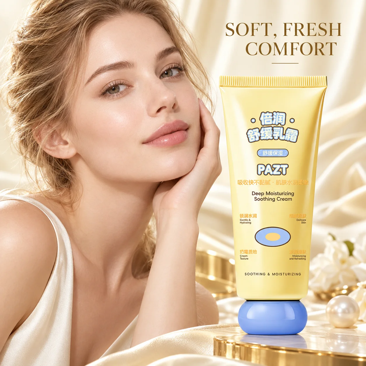 100ml Extra Moisturizing Body & Face Cream for Men Women, Fast Absorbing, Fresh Fragrance, Daily Travel Use, Perfect Gift