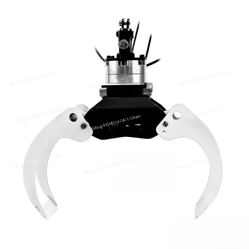 1/14 RC Metal Hydraulic Truck Crane, LS-A0056 Wood Clamp Heavy Duty Towing Model for Tractor Truck