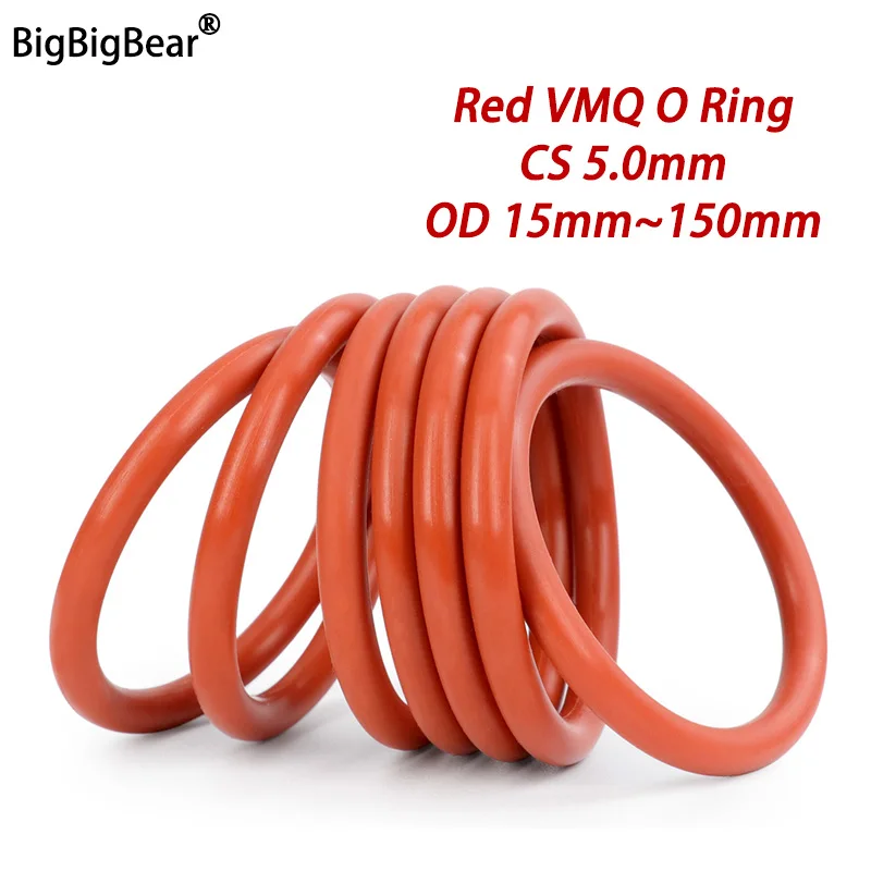 5/10Pcs Red Vmq O R…