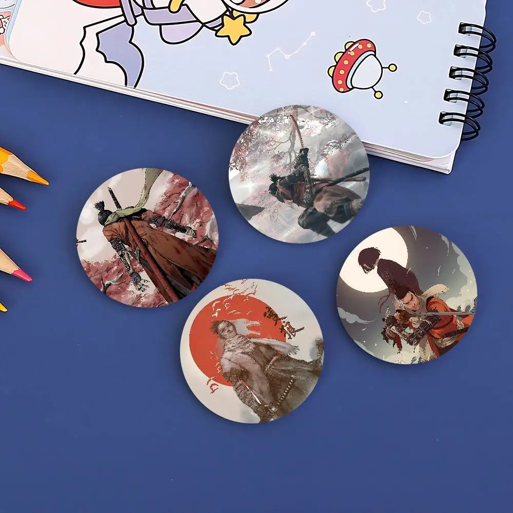 Sekiro Shadows يموت مرتين للتخصيص لينة زر دبوس للنساء مجوهرات إبداعية مضحك شارة الكرتون عاشق قبعة