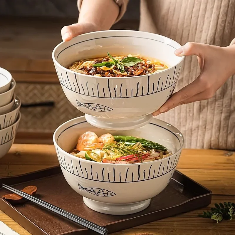 D20 Ceramic Rice Bowl Personal Special Tableware Set Household New High-value And Especially Good-looking Qianqiao Bowl