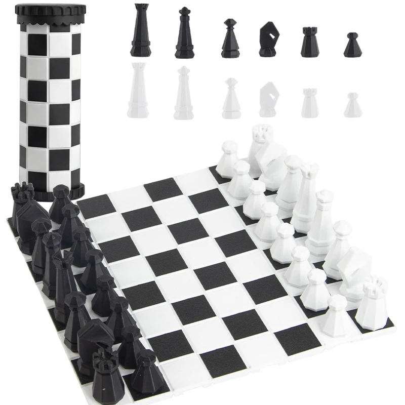 2 in 1 Portable Chess Game Set Parent-Child Interactive Creative Toy Gomoku Portable Travel Home Outdoor Social Interaction Gift