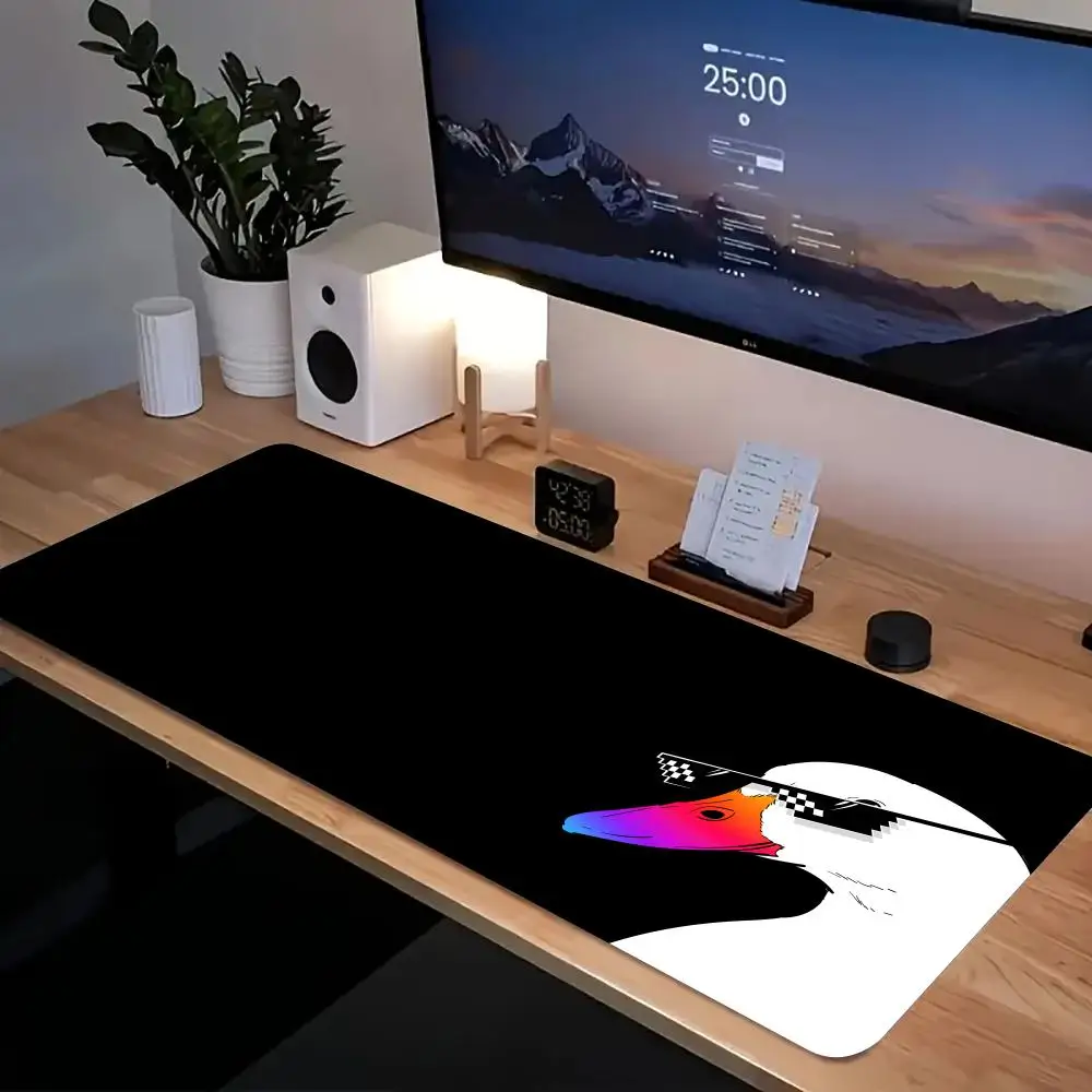 

Cute Duck Mouse Pad Large Computer Office Game Table Mats XXL Rubber Anti-slip Gaming Keyboard Mousepads Long XL Desk Pads 40X90