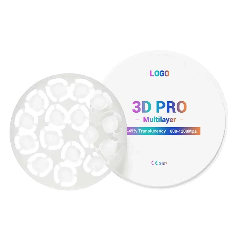 

CAD CAM Lab Material HT/ST 3D Multilayer 98MM 95MM Zirconia Blocks VITA-16 Color BL Color