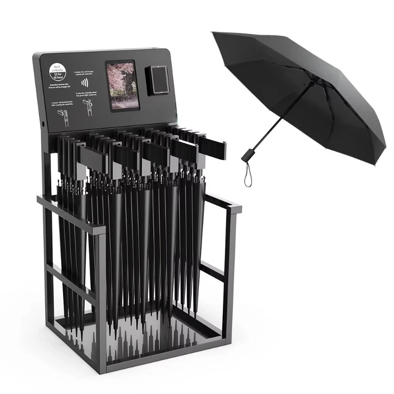 Automatic Commercial Unattended Rental Umbrella Machine Smart Lock Shared Umbrella Vending Machine in Airports