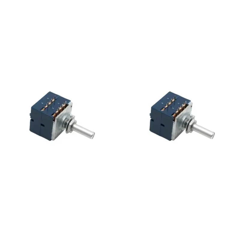 JABS-2X RK27 Potentiometer A10K Volume Adjustment Knob 25Mm Circular Handle 6-Pin A10K