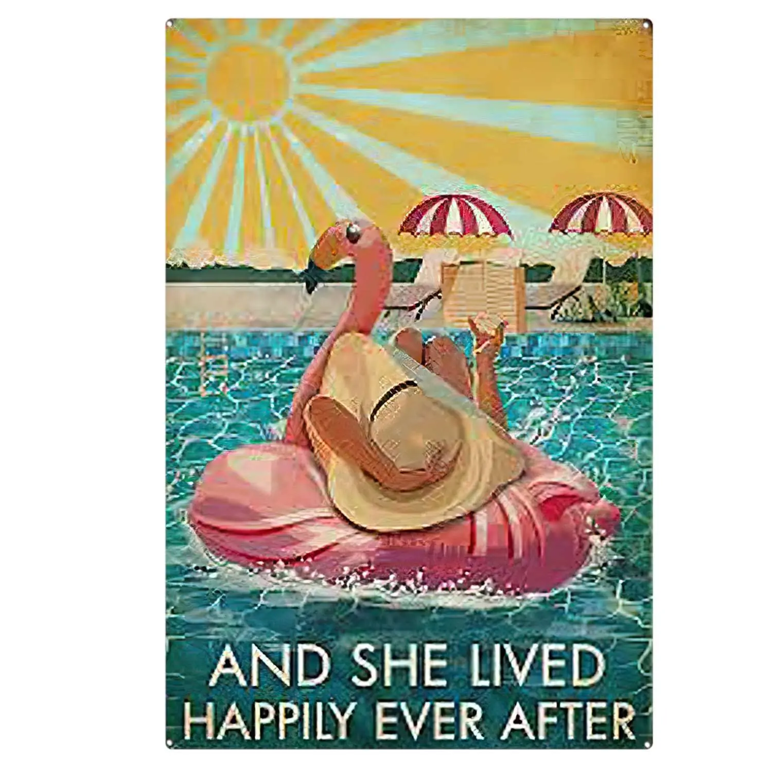 Vintage Metal Tin Sign 8